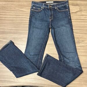 J BRAND BOOTCUT MID RISE DARKWASH DENIM 28